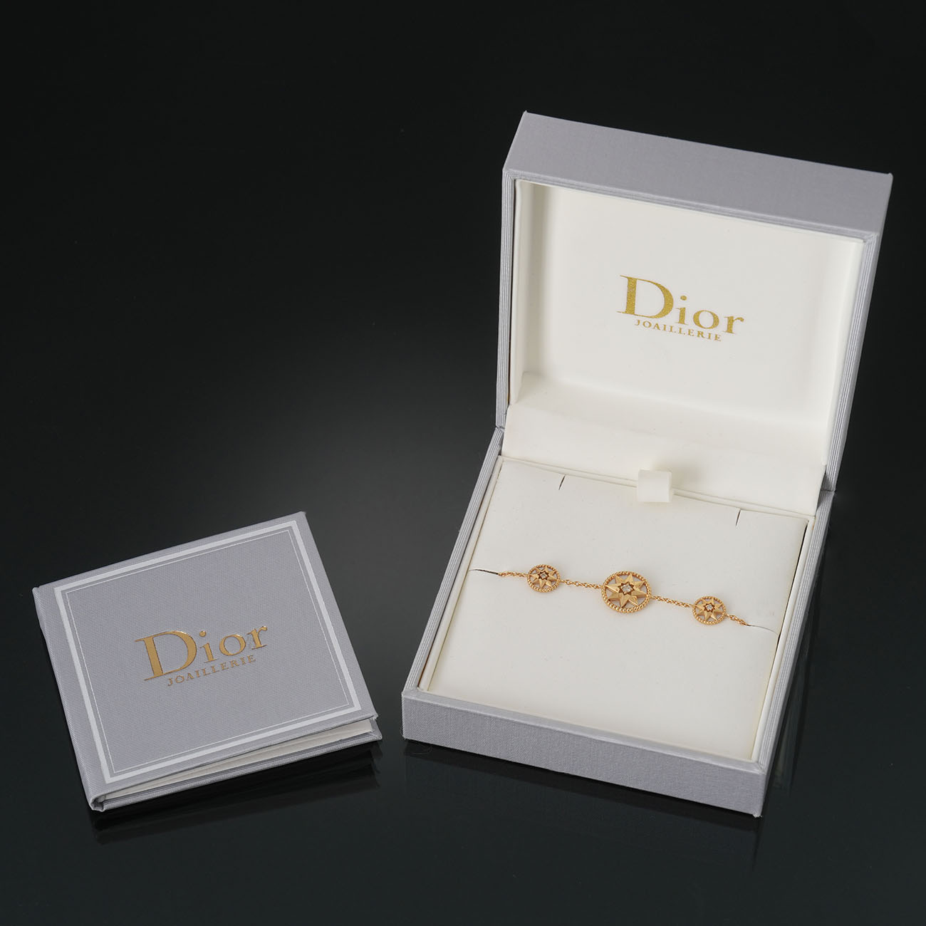 CHRISTIAN DIOR(USED)디올 로즈 드 방 브레이슬릿